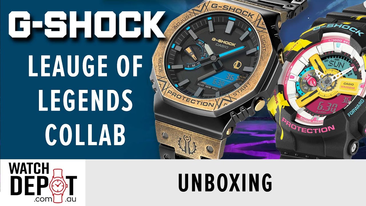 League of Legends x G-SHOCK Collaboration Watches | GMB2100LL & GA110LL Unboxing & Quick Look