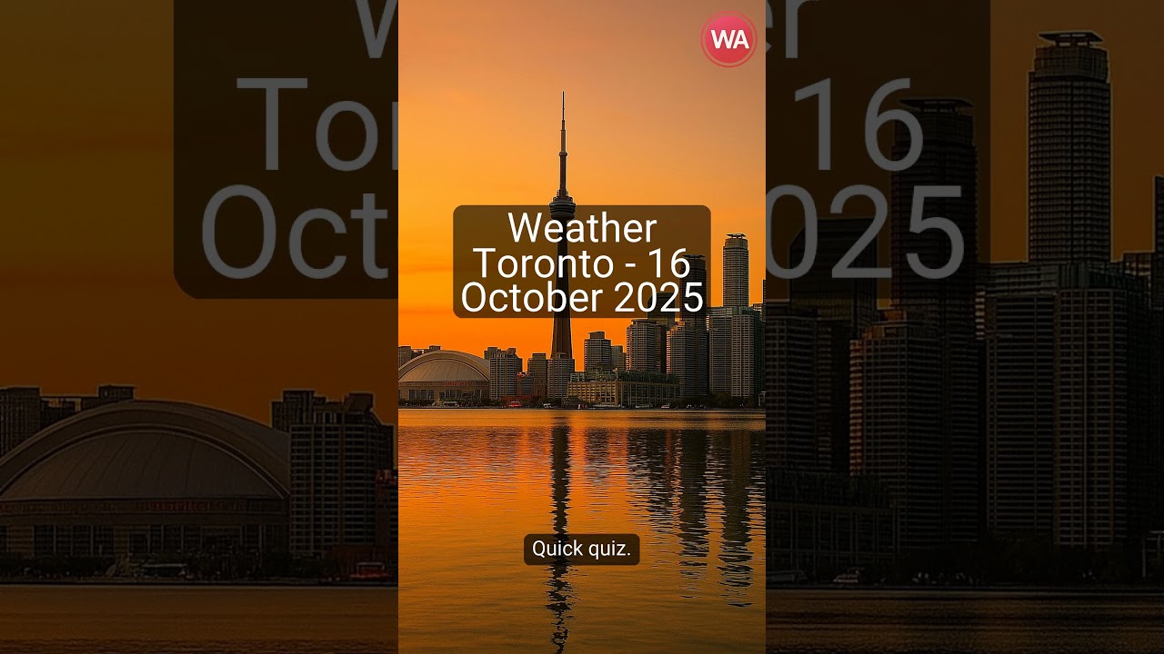 Toronto: Today’s highlights → Sunny, 14°C, wind 11 km/h