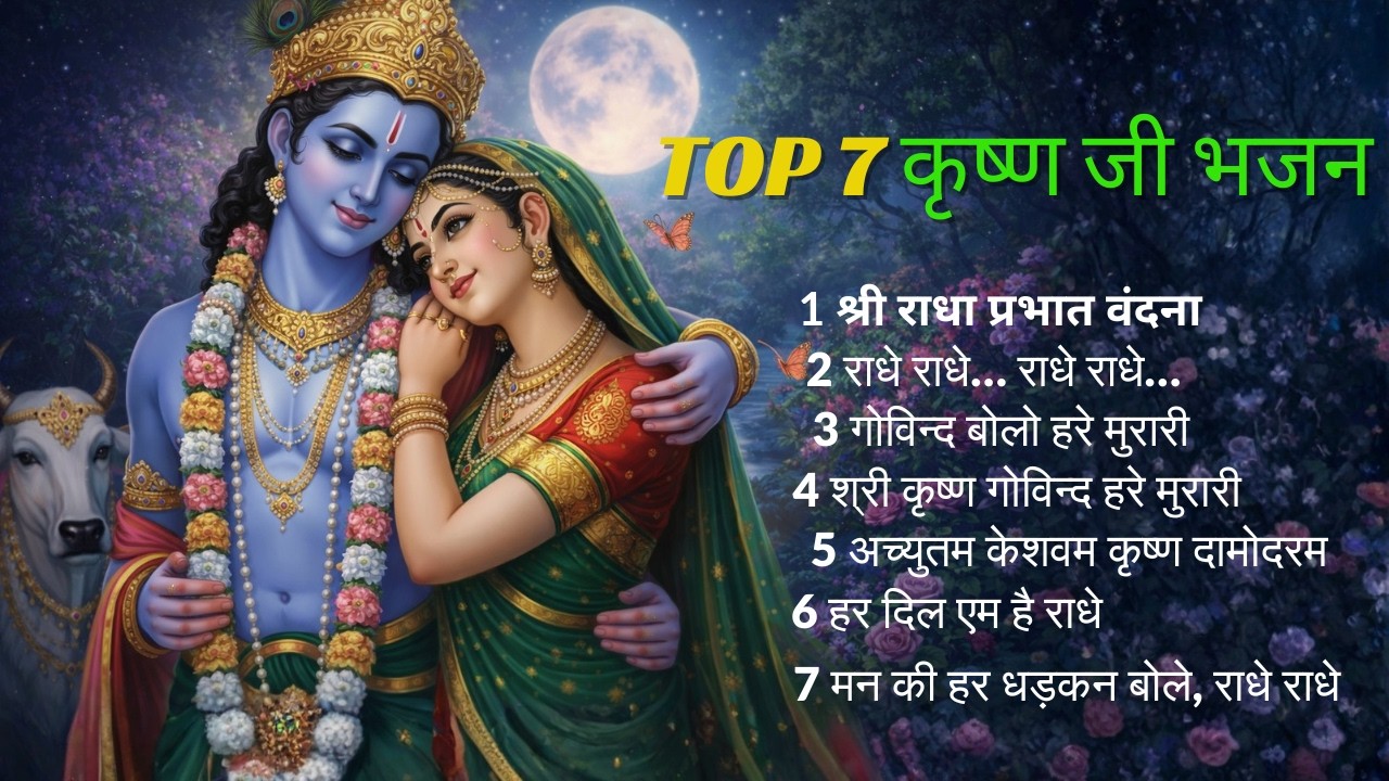Top 7 Shri Krishna Bhajans | Bhakti Song | Krishna Songs | Kanha Ji Ke Bhajan | Krishna Bhajans