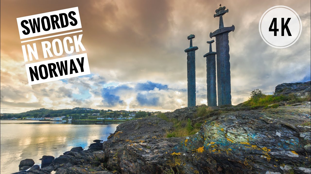 Norway, Viking Swords in Rock, Stavanger- 2022-4K