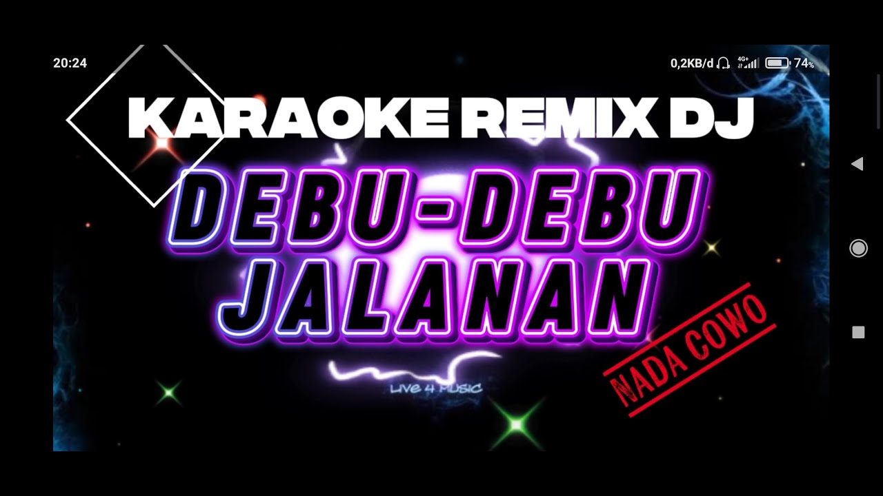 Debu-Debu Jalanan Karaoke Remix Disco_Nada pria