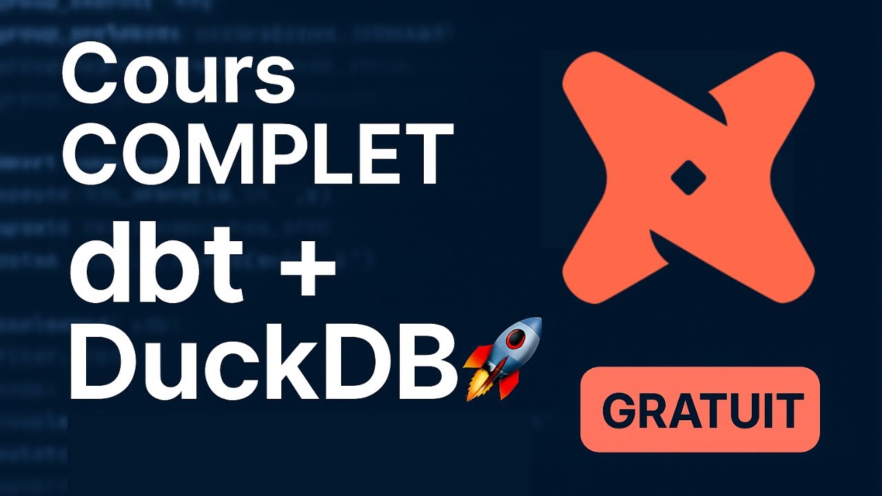 Cours Complet dbt + DuckDB  | Apprenez à créer un pipeline de données moderne en SQL #DataEngineer