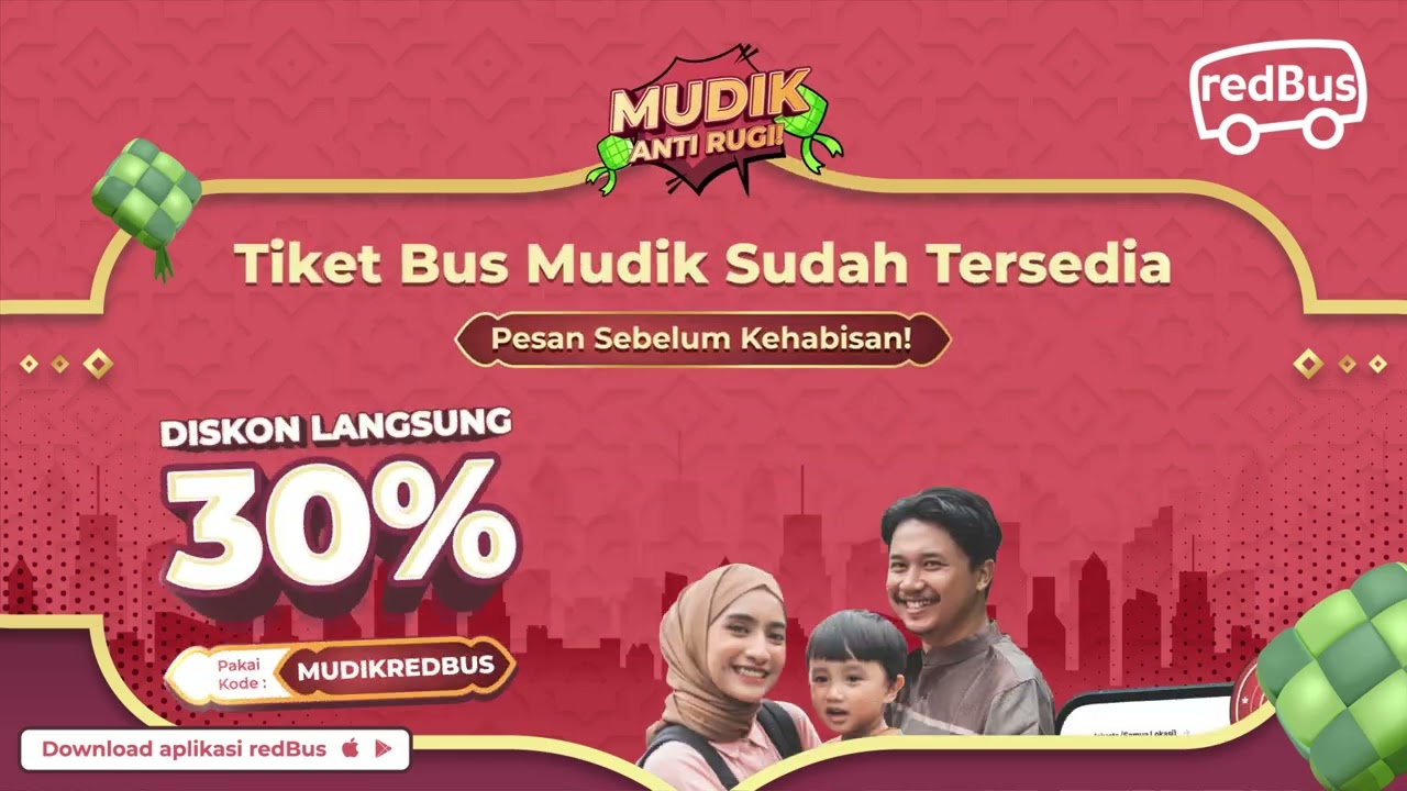 Tiket bus untuk mudik 2025 tersedia #tiketbusonline #tiketmudik #sleeperbus