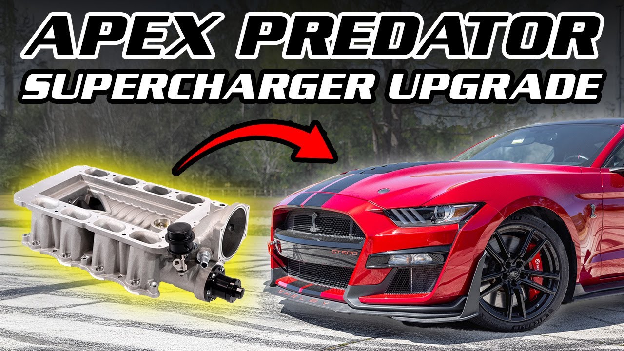 GT500 Makes 900HP with Apex Supercharger Upgrade | Dyno Results!