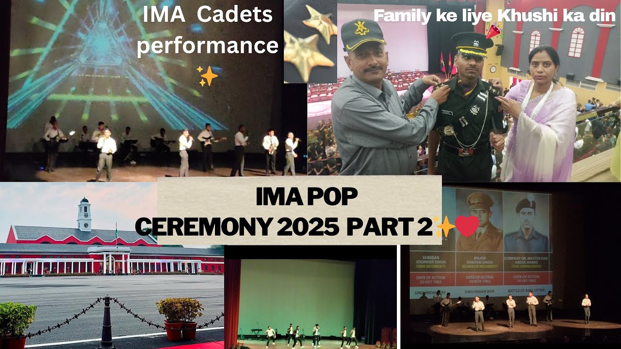IMA POP Ceremony 25' part 2 ✨ Cultural Eevents | IMA Cadets Performance, Singing, Dancing, Play...