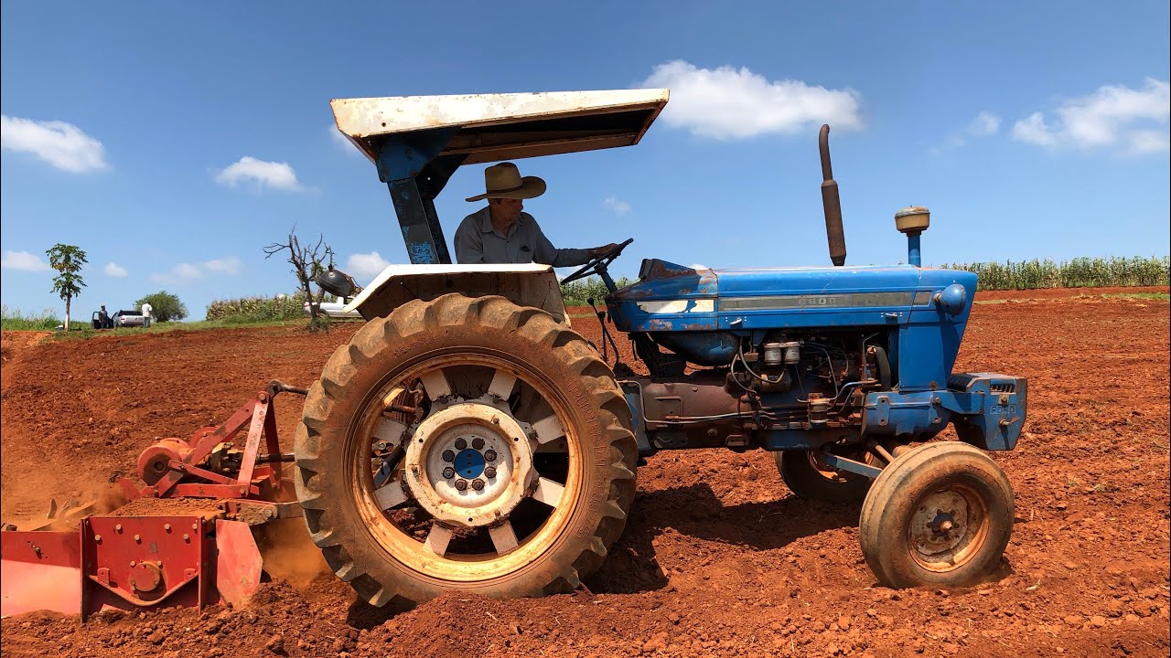 FORD 6600 FAZENDO CANTEIRO PARA O PLANTIO DE MANDIOCA!!!