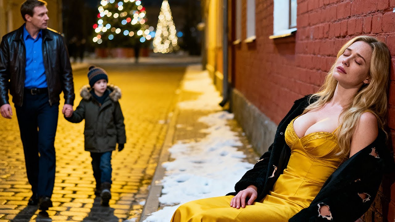 Ein Single-Dad ignoriert eine Bettlerin – bis sein Sohn flüstert: „Papa… das ist Mama.“