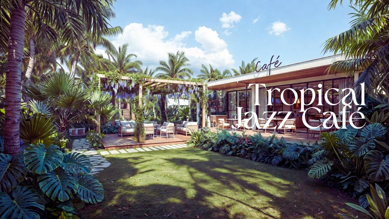 Tropical Jazz Café Vibes 🌴☕ Smooth Bossa Nova & Relaxing Jazz