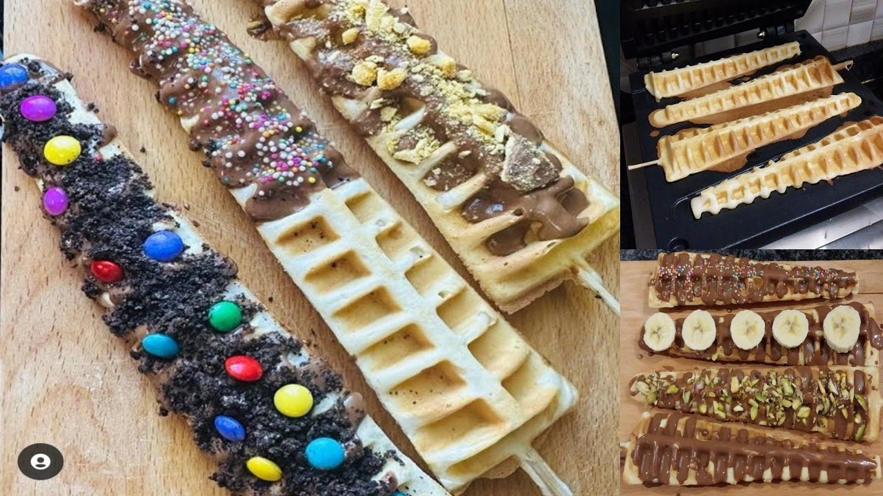 Waffle on a Stick Recipe || Easy Waffle Recipe
