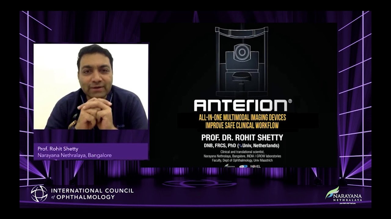 ANTERION&reg;: All-in-one multimodal imaging devices improve safe clinical workflow- Prof. Rohit Shetty