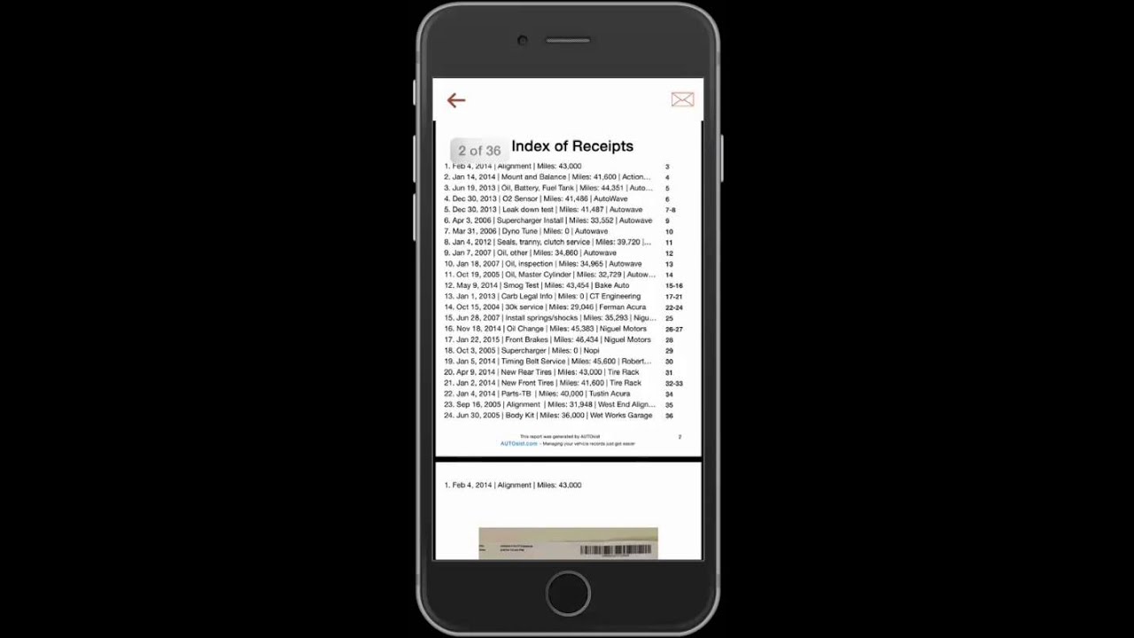 AUTOsist Receipt History Report Tutorial
