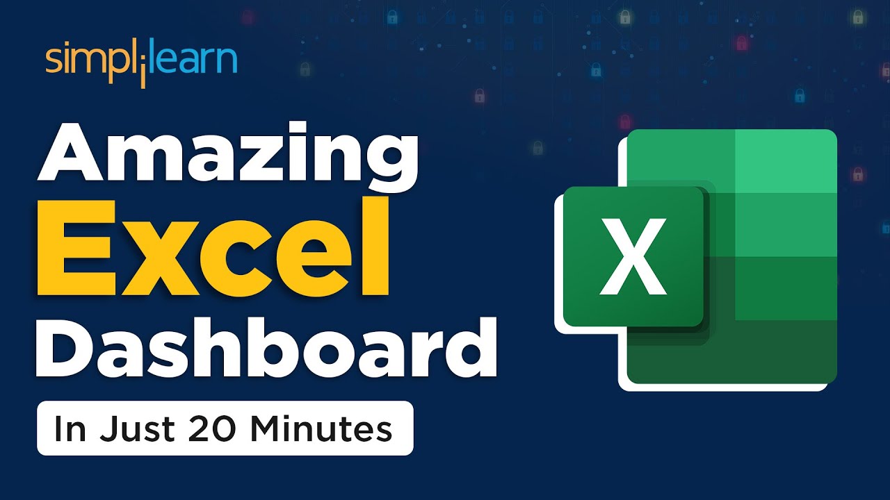 Excel Dashboard For Beginners | Excel Dashboard Tutorial | Excel Tutoring 2024 | Simplilearn