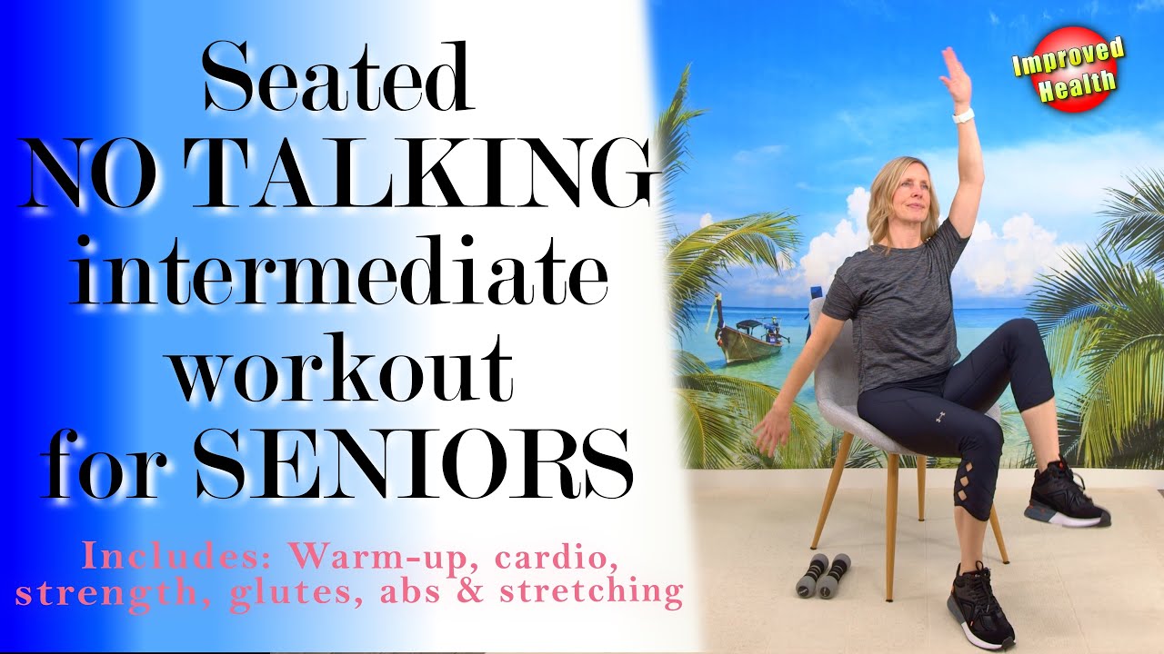 Seated Full-Body Workout | Chair Workout for Seniors | No Talking Workout, Just Music!