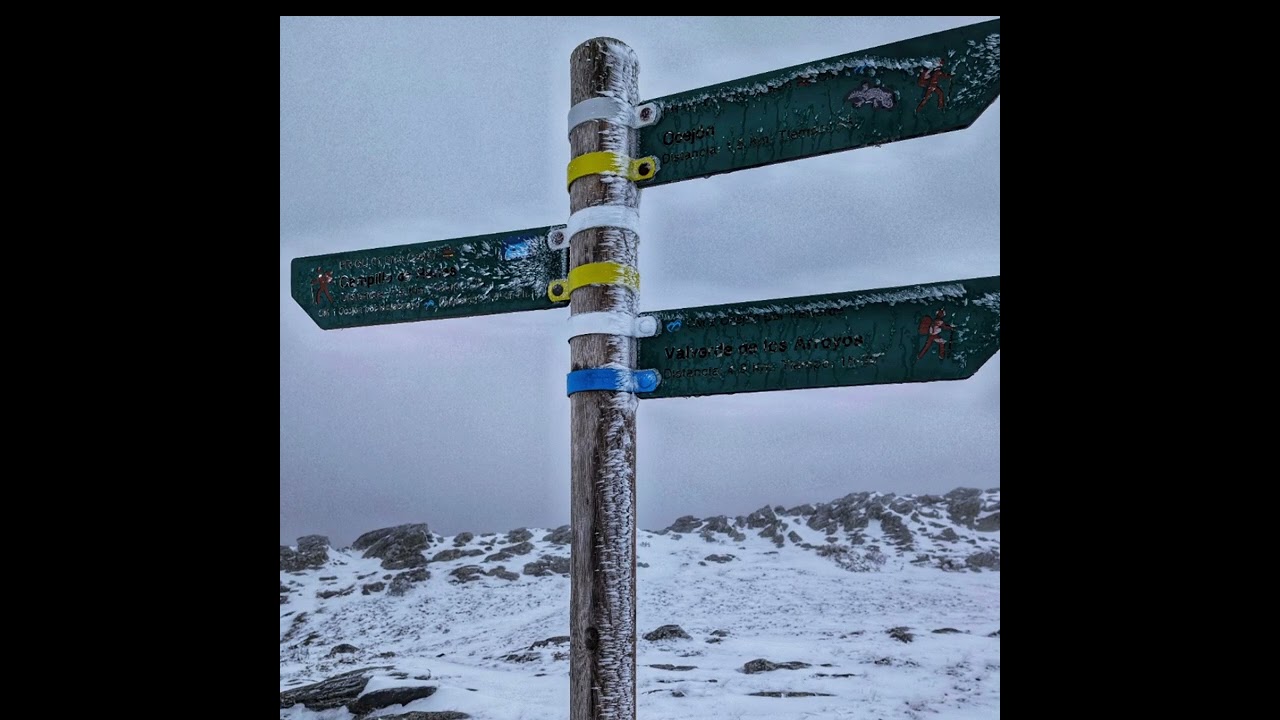 Sistema central pico peñalara y sierra de Ayllón pico ocejon