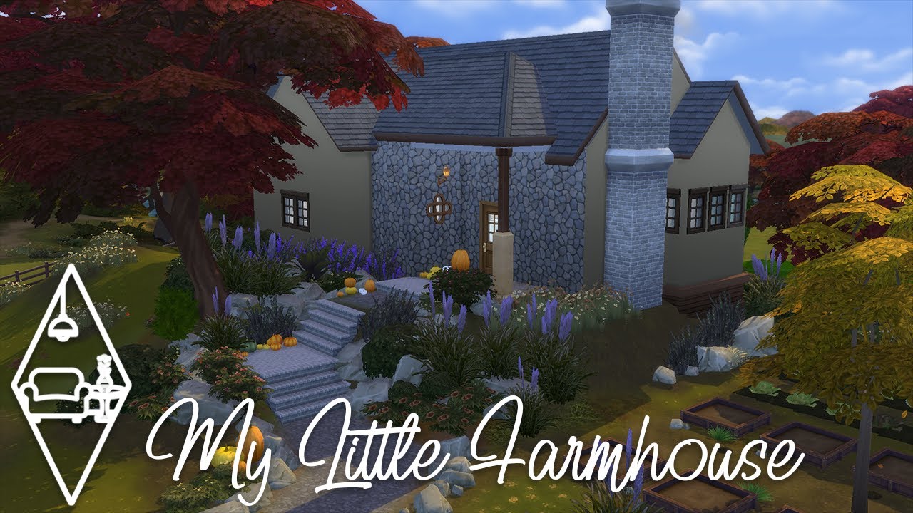 MY LITTLE FARMHOUSE | +CC | The Sims 4 | Stop Motion Build