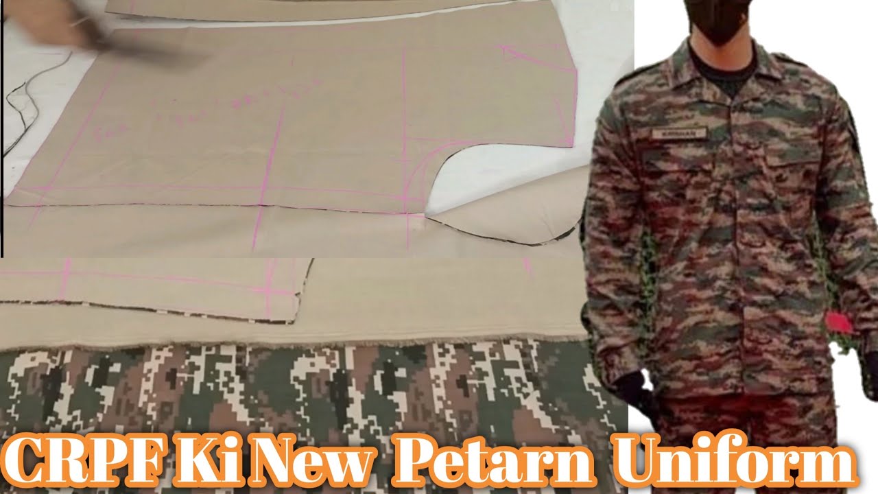 CRPF ki new Petarn Uniform//UAS Petarn Uniform catting// कटीग का आसान तरीका हिन्दी में : ..