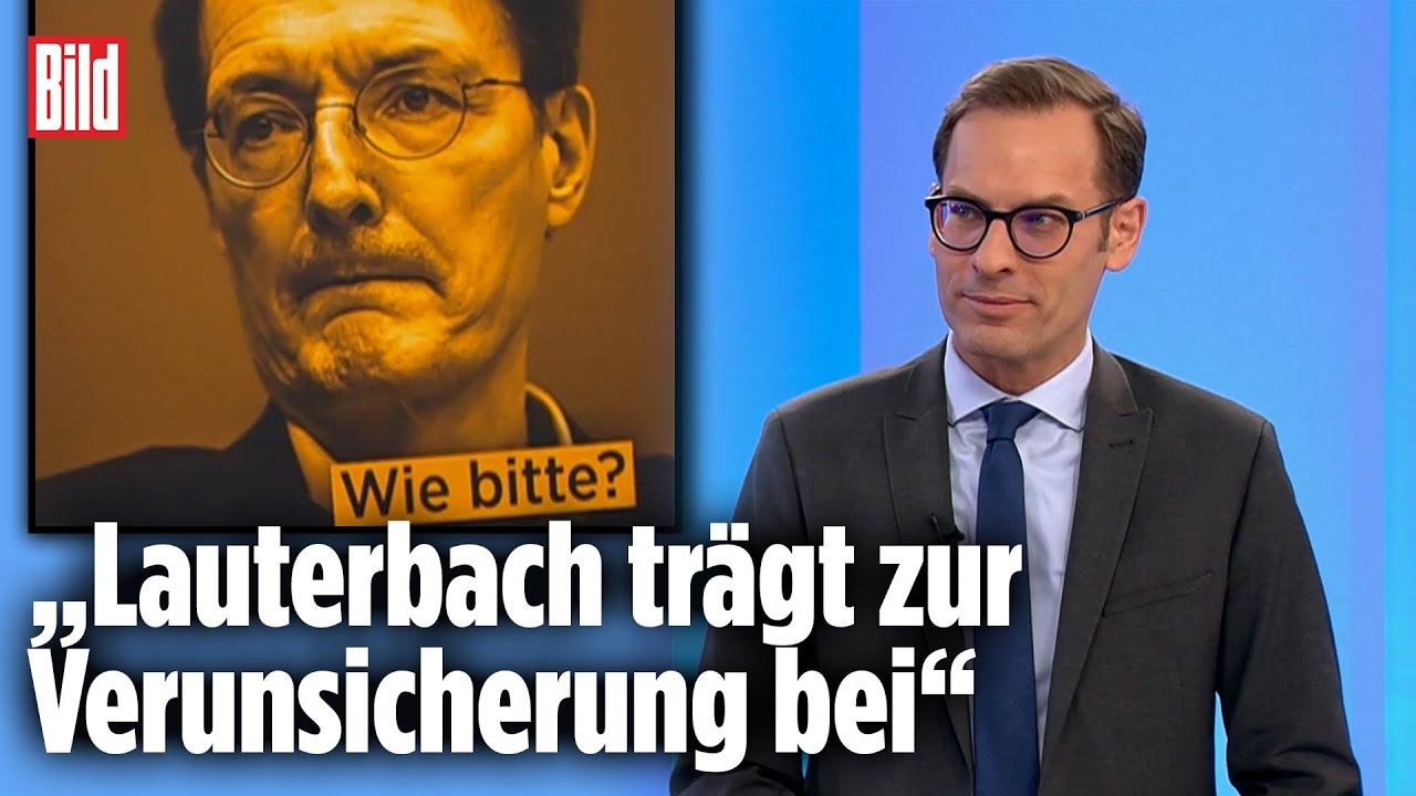 Corona-Aussagen: Lauterbach mit immer mehr Widersprüchen | Jan Schäfer bei BILD Live