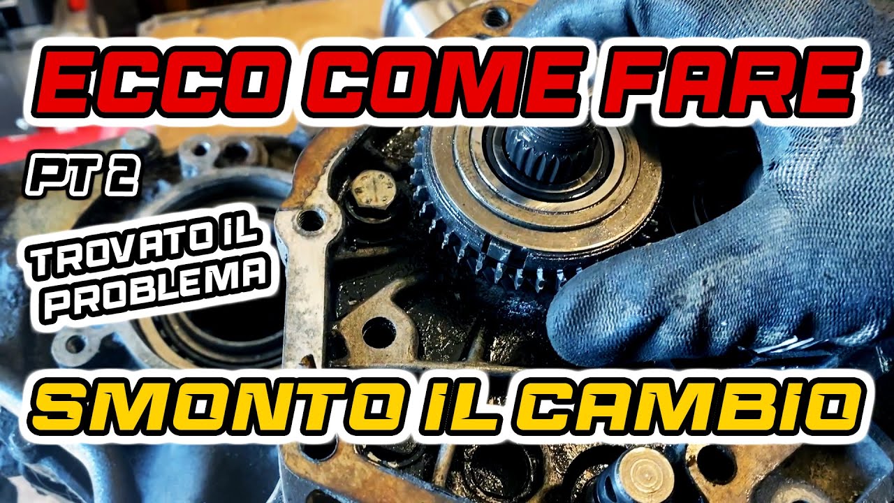 SMONTO IL CAMBIO DELLA Y10/PANDA 4X4 #Y10 #panda #4wd #panda4x4 #cambio