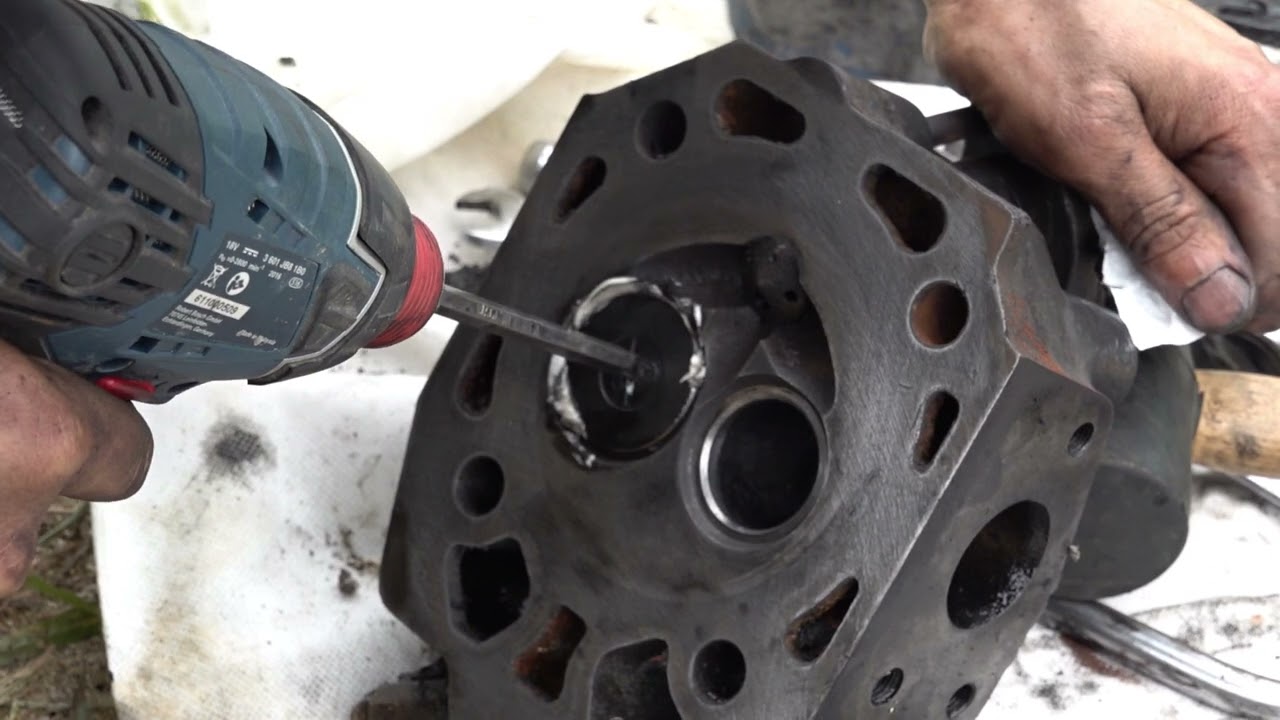 고장난 경운기 살리기