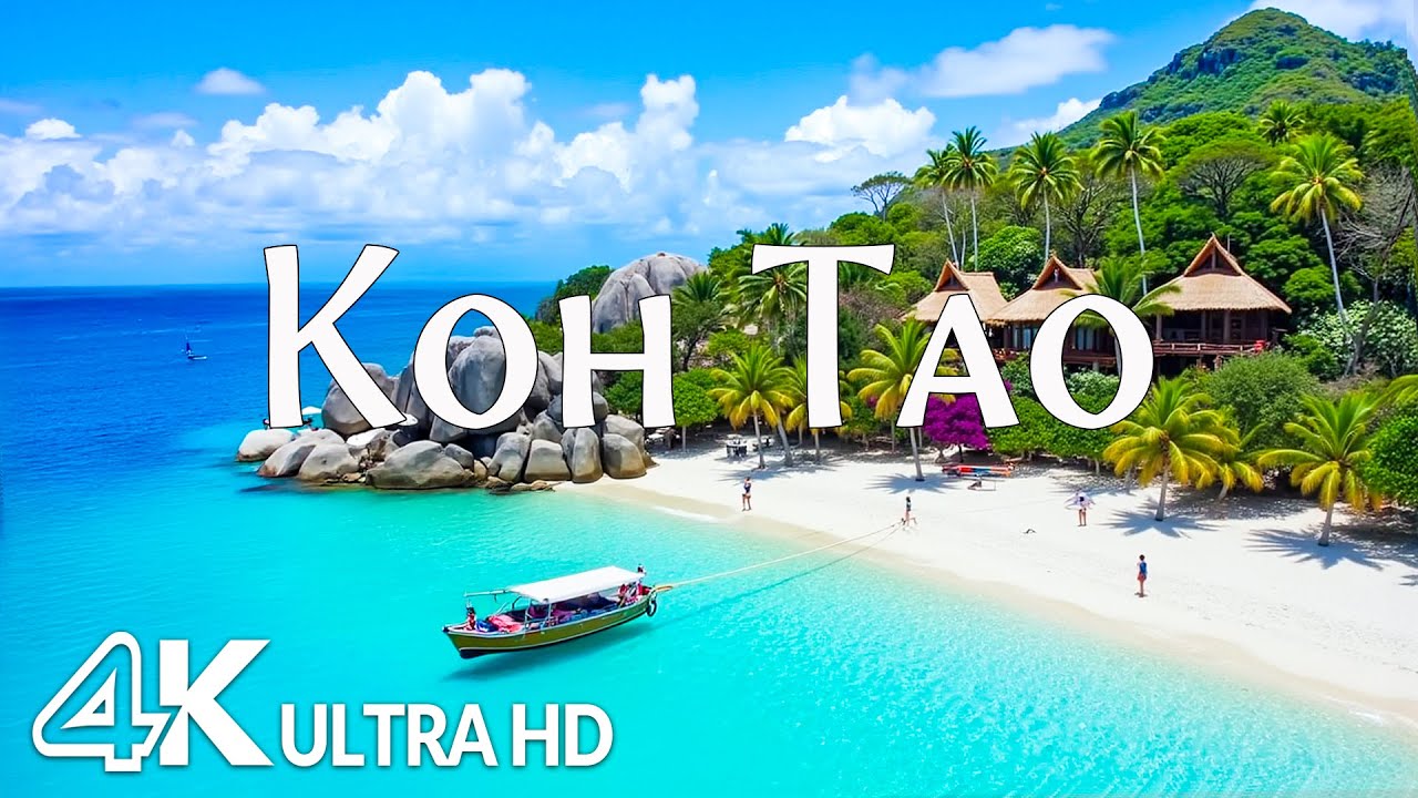 Koh Tao 4K &ndash; Pristine Beaches, Crystal Waters & Thailand&rsquo;s Hidden Gem with Relaxing Music