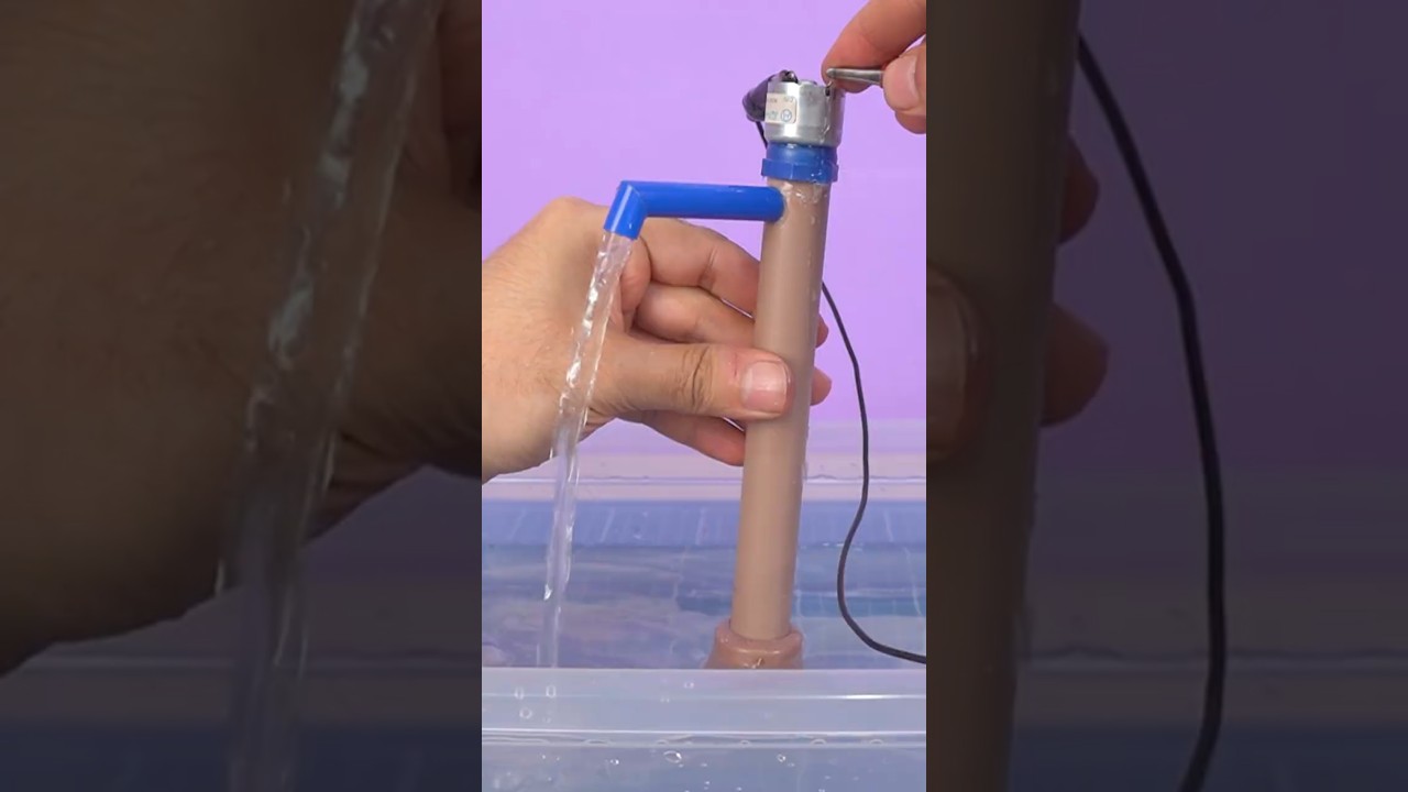 DIY Handmade Mini Water Pump Funcional #inventions #diy