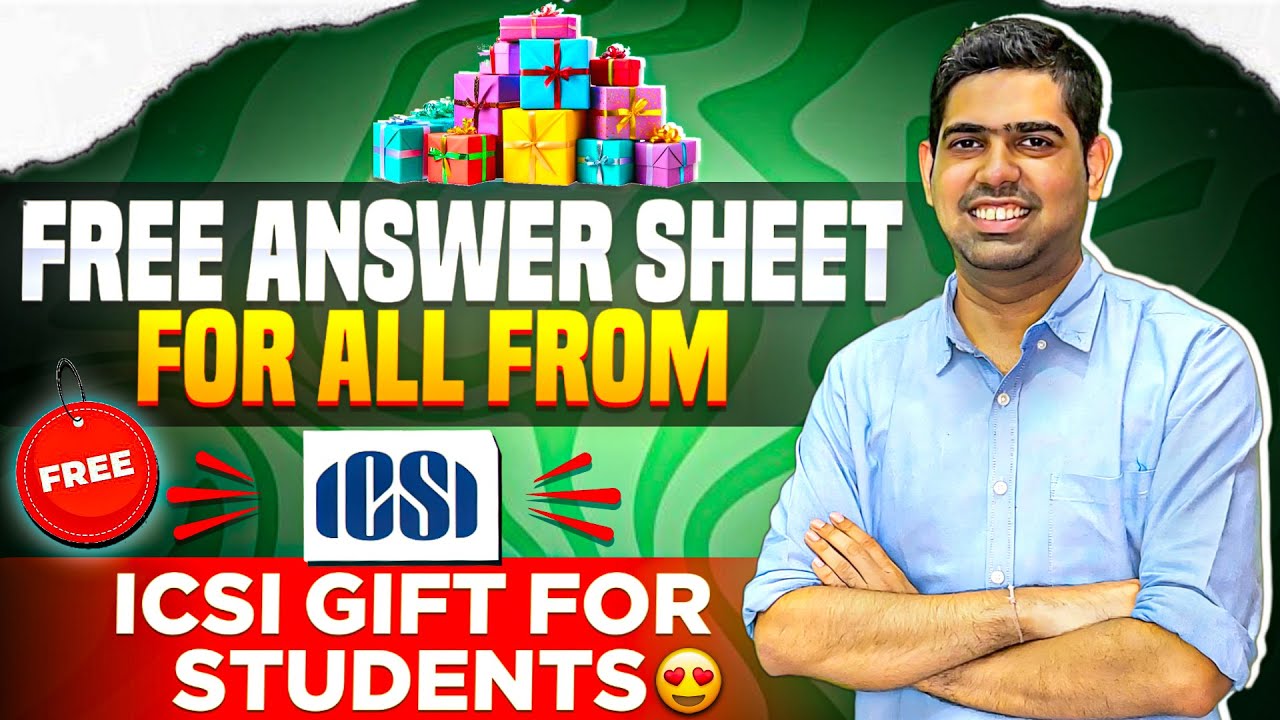 ICSI’s Big Move: Free Answer copies for all |Verification of marks & Certified answer copies