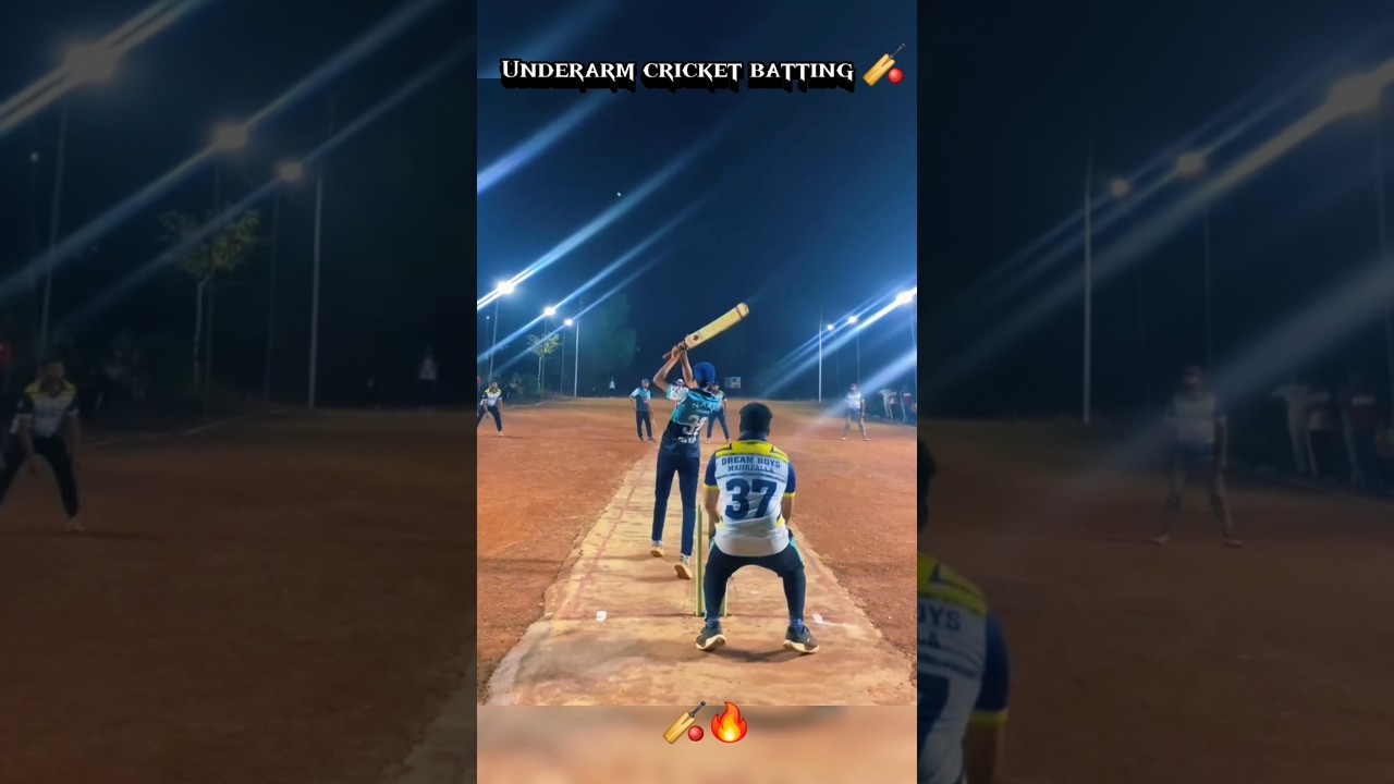 Cricket match shot 🏏🔥 #cricket #cricketbatting #cricketlover #underarmcricket #sixes #shortsfeed
