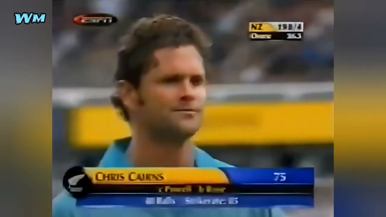 Chris Cairns – Explosive 75‑Run Blitz vs West Indies at Auckland (6 MASSIVE Sixes!)