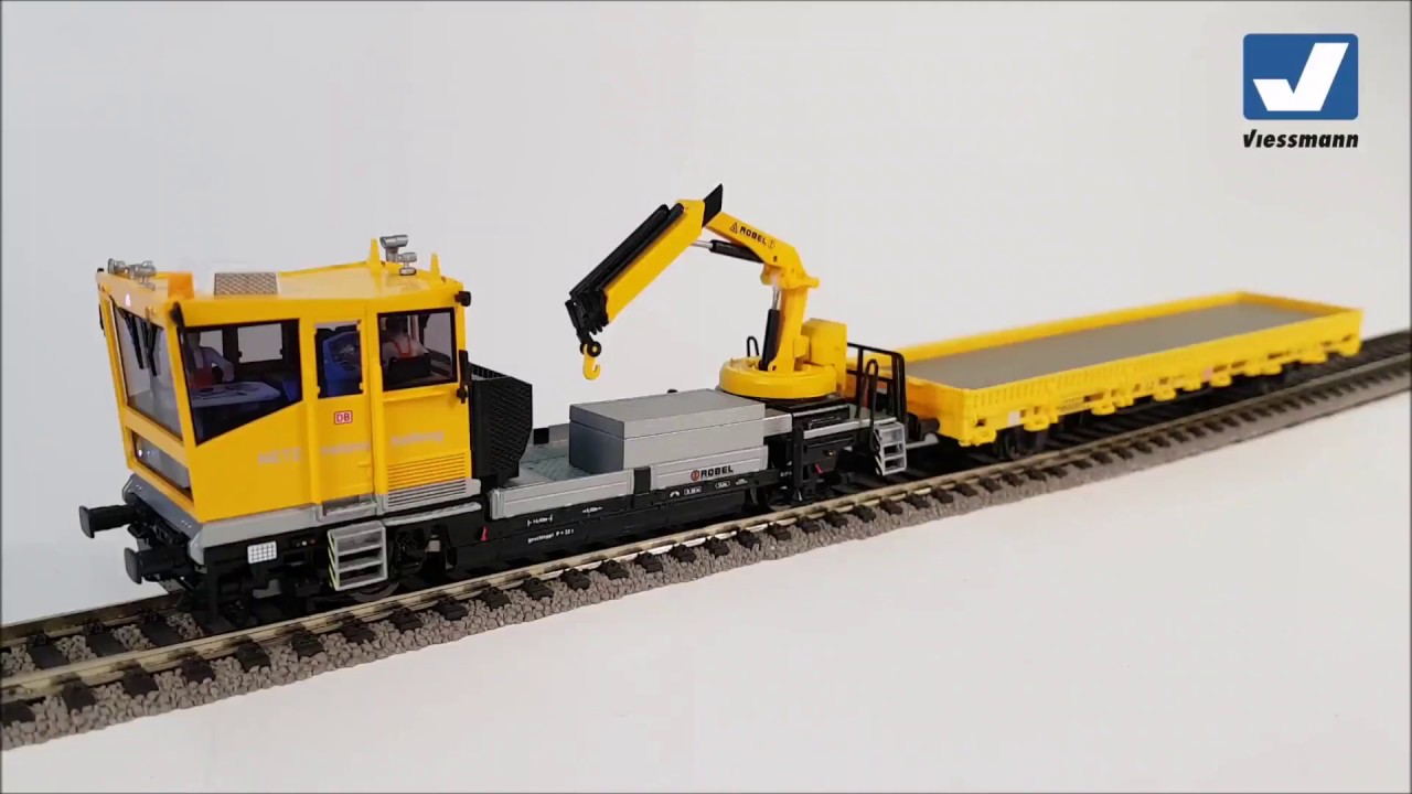 H0 ROBEL Gleiskraftwagen 54.22 DB Netz mit beweglichem Kran, Funktionsmodell f&uuml;r 2L Art. 2620