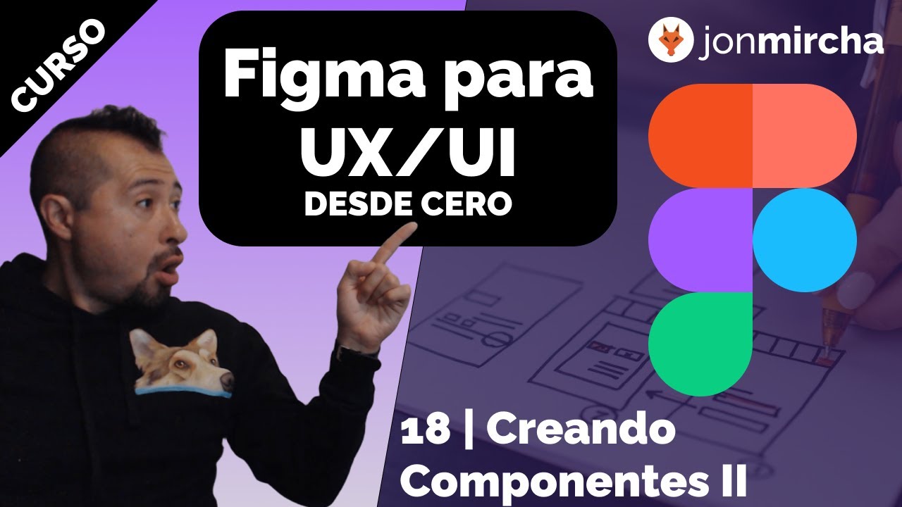 Figma para UX/UI: 18. Creando Componentes II - jonmircha