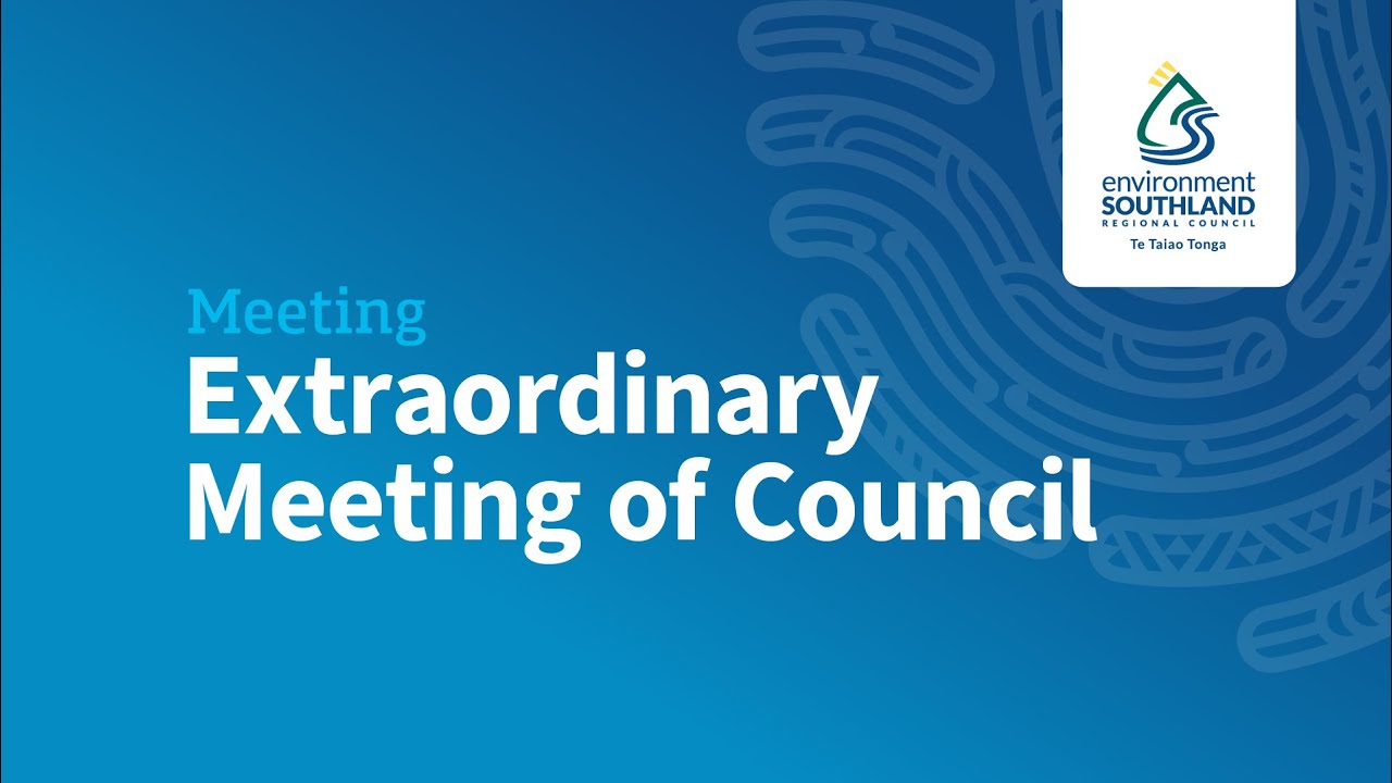 Extraordinary Meeting of Council - 18 February, 1.30pm