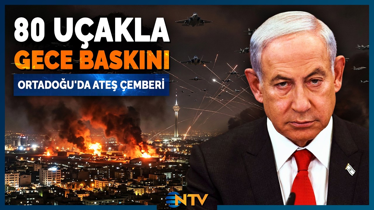 İsrail Tam 80 Uçakla İran'ı Vurdu! Pezeşkiyan Bölgedeki Ülkelerden Özür Diledi | NTV