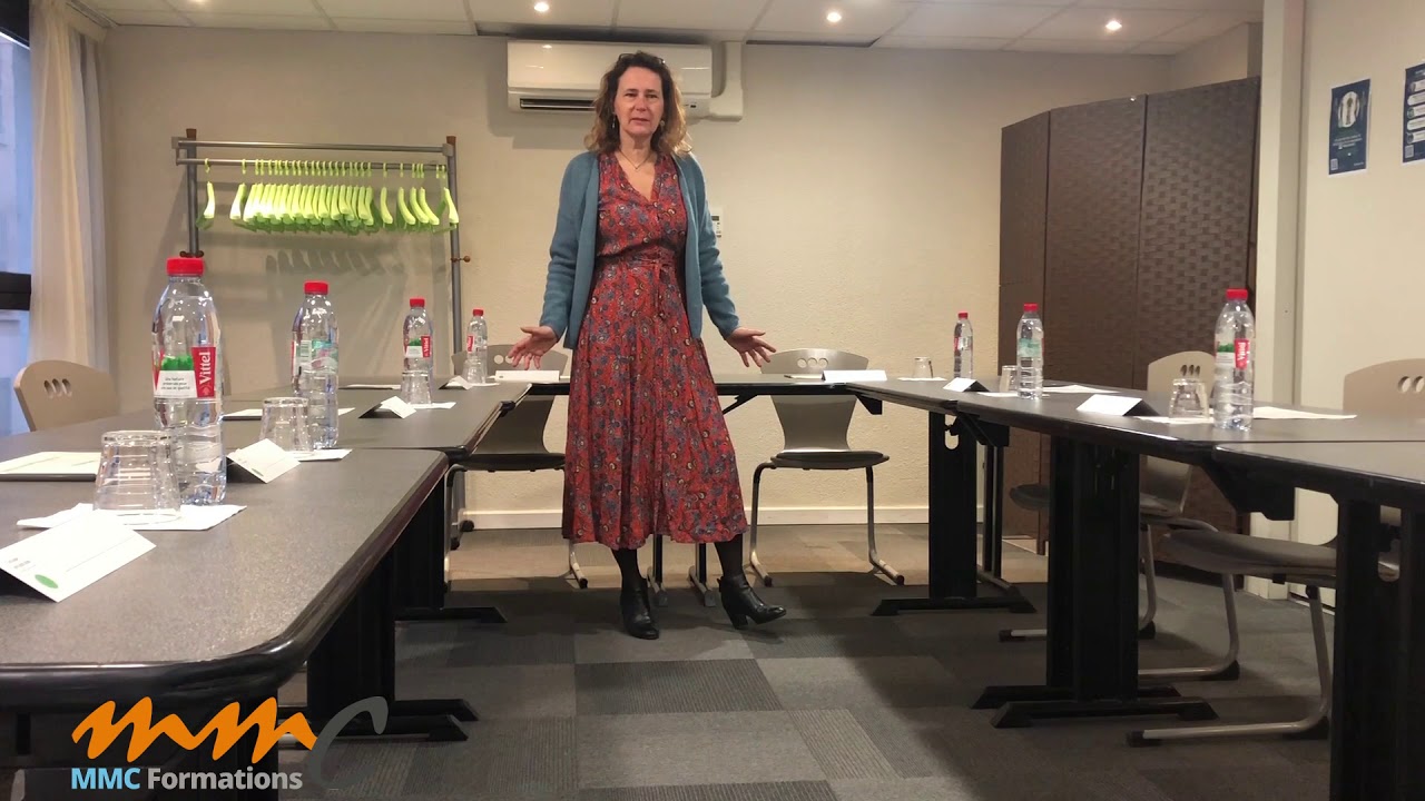 Préparation d'une salle de formation