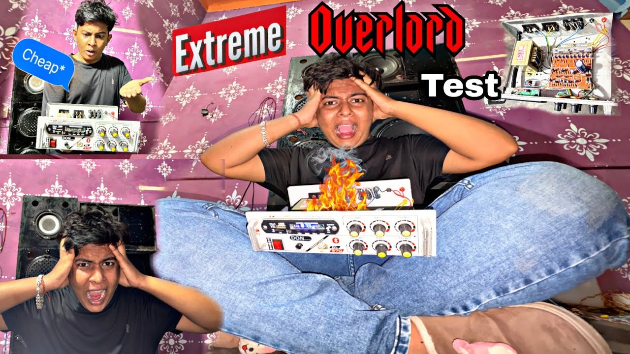 Khatarnak🔥 EXTREME OVERLOAD TEST 4440 SINGLE IC AMPLIFIER. I NEW MODEL 2024