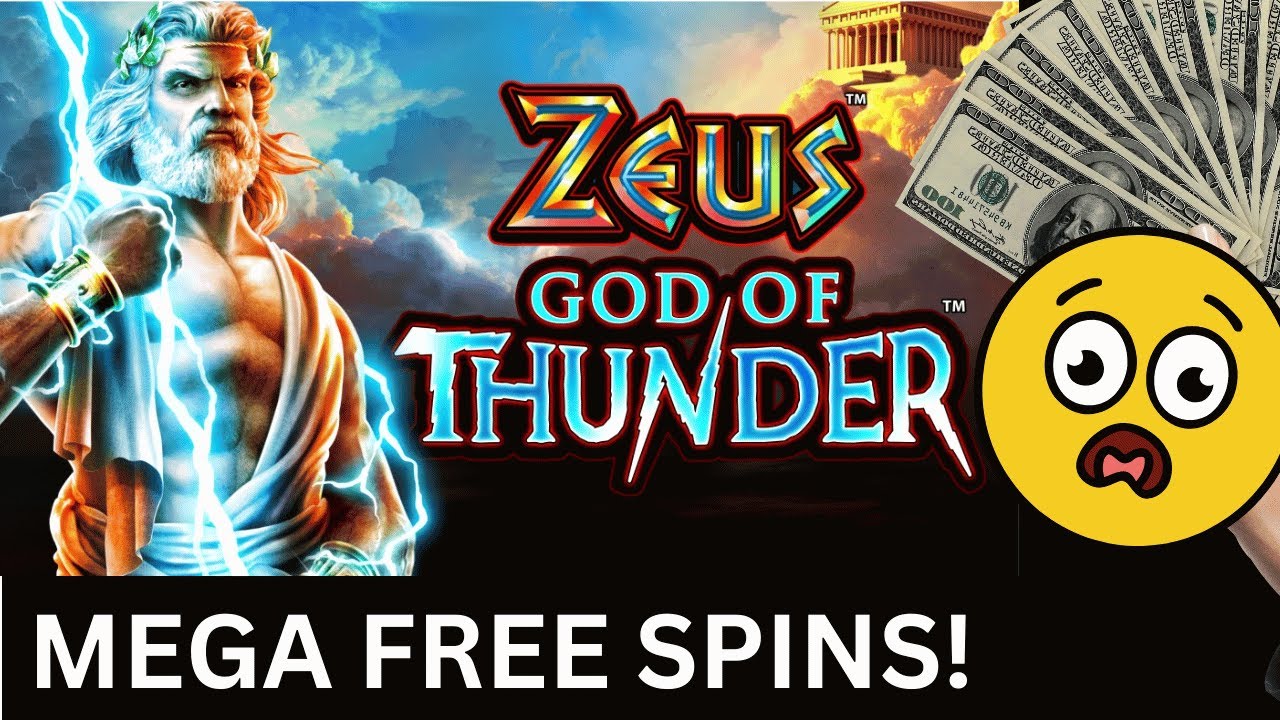 Zeus God of Thunder - MEGA FREE SPINS with RE-TRIGGERS, BONUS and BIG WINS!