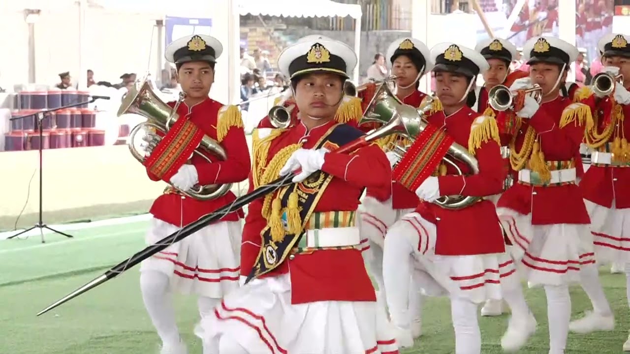 Tripura Girls Brass Band | Holy Cross High School | NSBC 2025–26