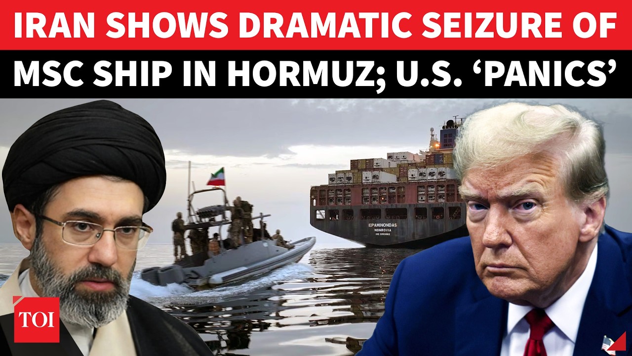 &lsquo;Ship Seizure Successful&rsquo;: Iran Releases Chilling &lsquo;Capture&rsquo; Footage Of MSC Cargo In Strait Of Hormuz