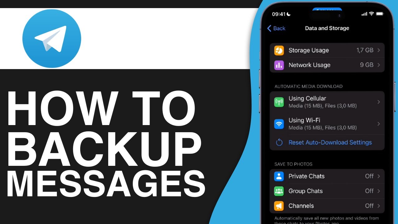 How To Backup Telegram Messages (2024)
