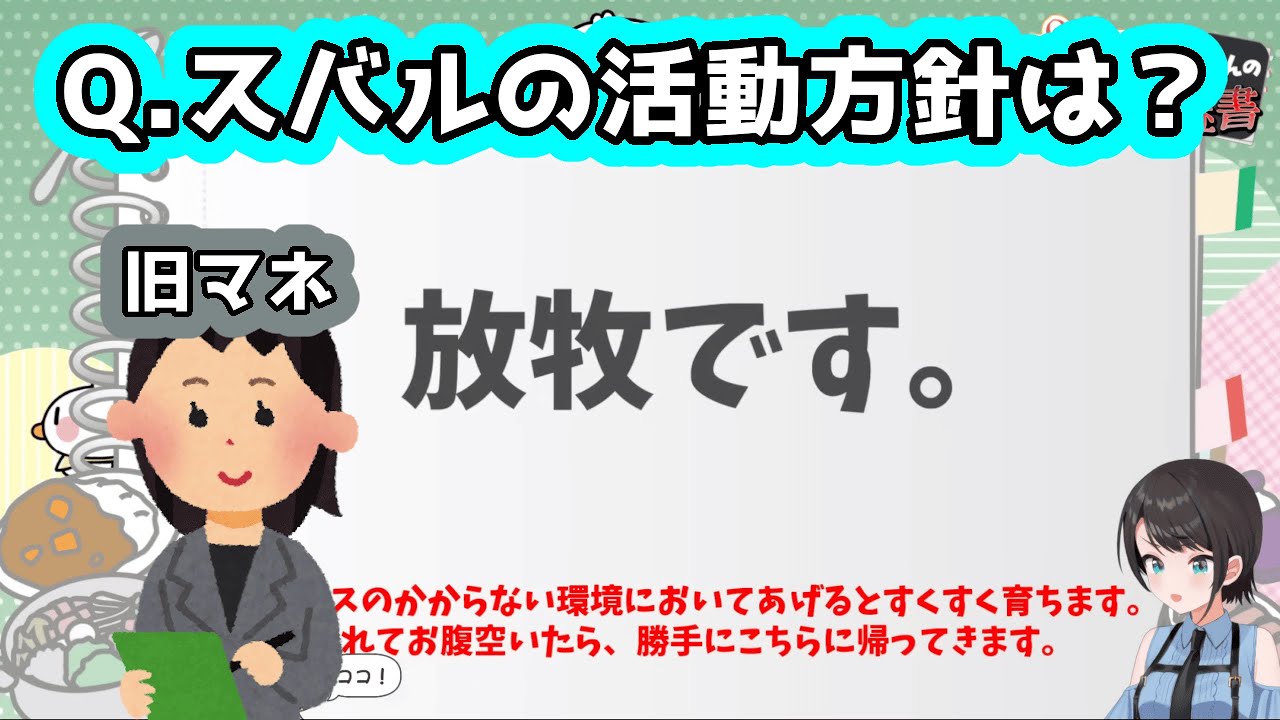 【大空スバル切り抜き】スバル育成ゲームの取説となる引継ぎ計画書【ホロライブ切り抜き】