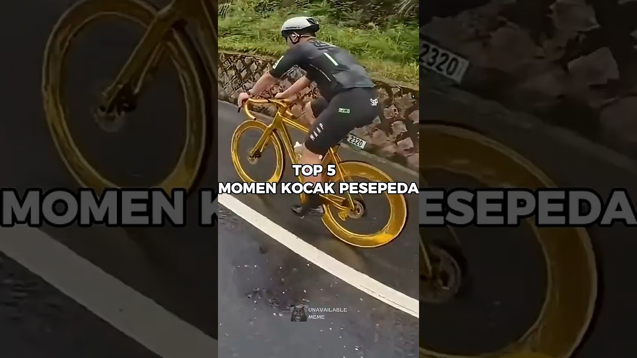 Top 5 Momen Kocak Pesepeda #viral #funny #memes