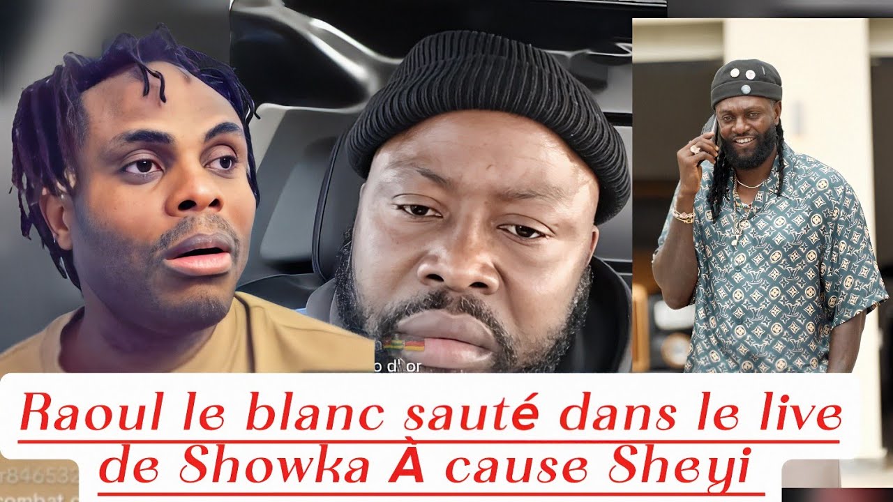 🚨 Gâté Gâté, Showka saute Raoul le blanc en Direct sur demande D'Adebayor 