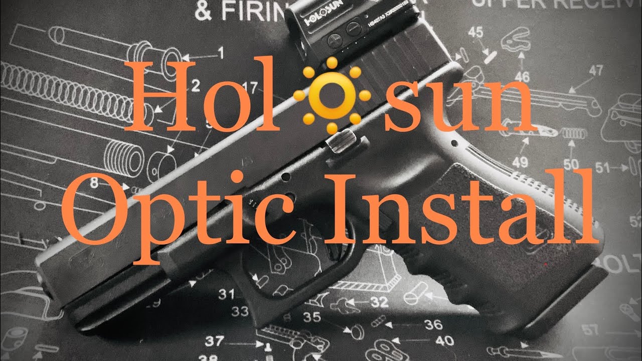 Holosun Red Dot Optic install on a Glock 23