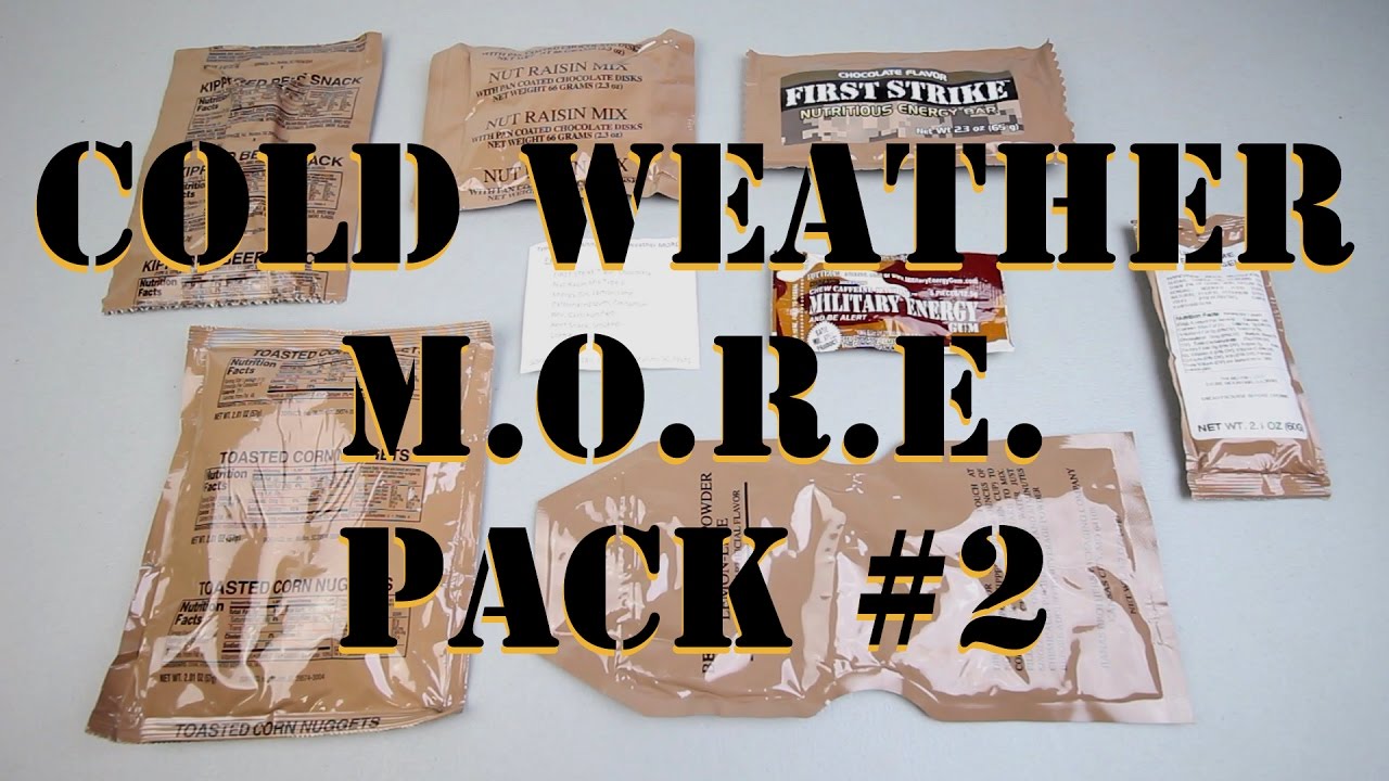 2013 M.O.R.E. - (PACK #2) AMERICAN MILITARY RATION (MODULAR OPERATIONAL RATION ENHANCEMENT)