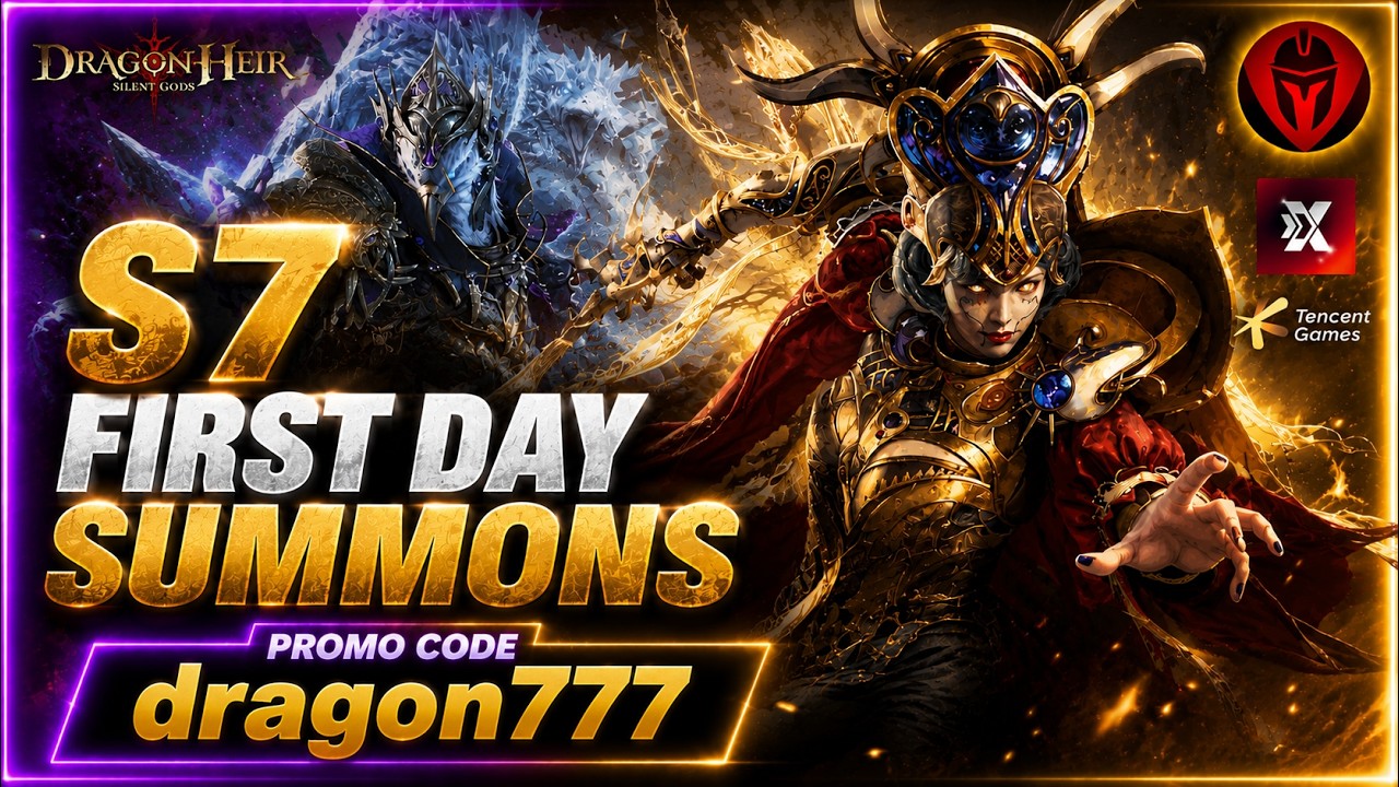 💎 S7 Is Finally Here! First Day Summons + NEW Promo Code | Dragonheir: Silent Gods