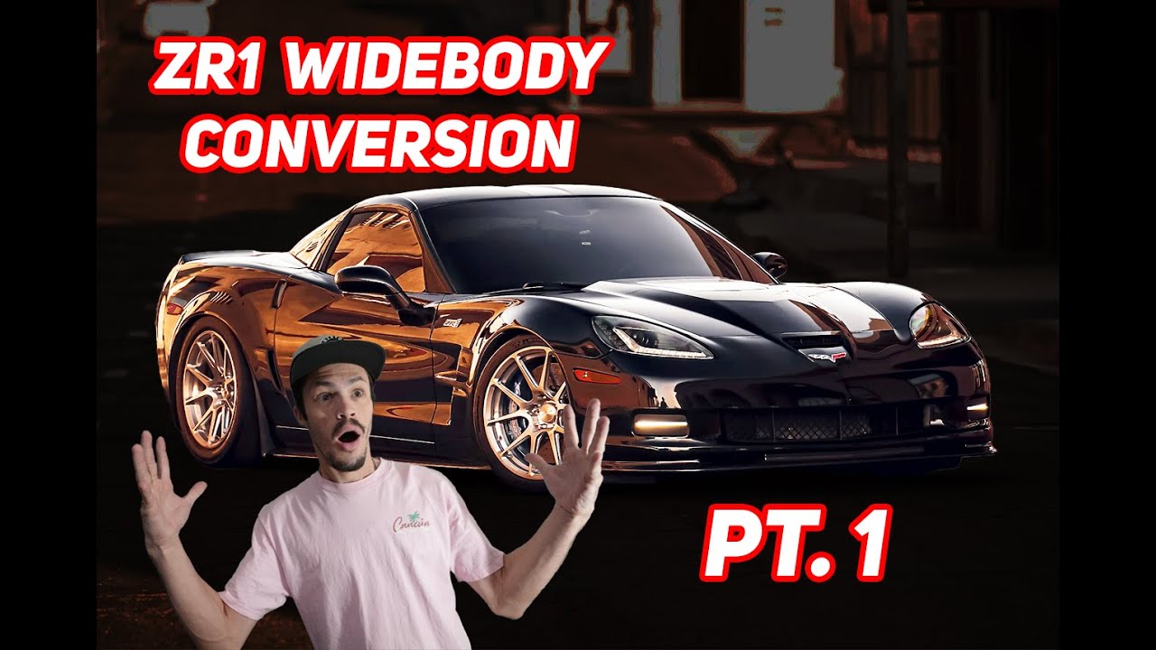 Converting My Base Model C6 Corvette To A ZR1 (Kinda)  – | JD Corvette Wide Body Kit | Part 1