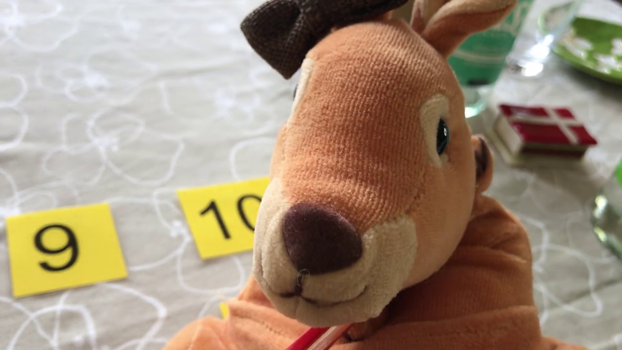 Sally counts from 1 to 10