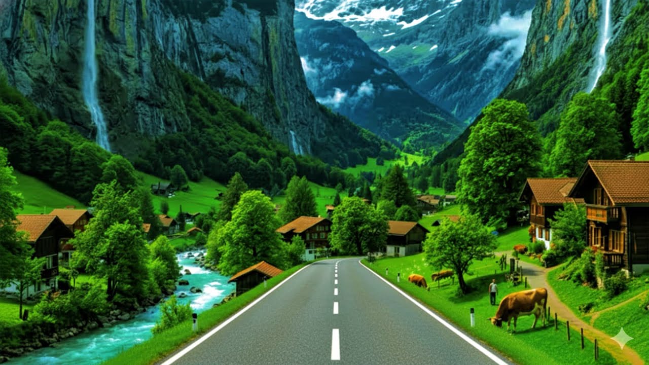 🍂 From Green to Gold 🍁 | Late Summer to Early Autumn Drive in the Swiss Alps (4K)