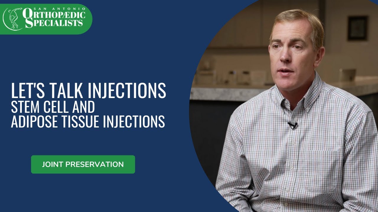 Dr. Broome Discusses Stem Cell and Adipose Tissue Injections for Joint Preservation