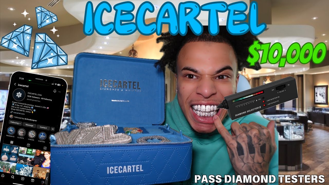 I BOUGHT GRILLZ FROM ICECARTEL…THEY PASSED THE DIAMOND TESTER