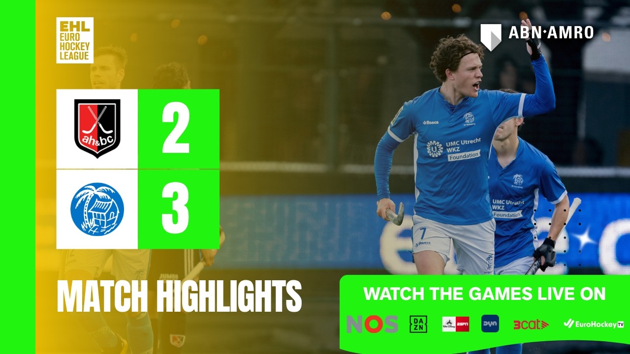 Amsterdam vs Kampong 2&ndash;3 | FULL HIGHLIGHTS | EHL FINAL8 2026 Men Semi-Final